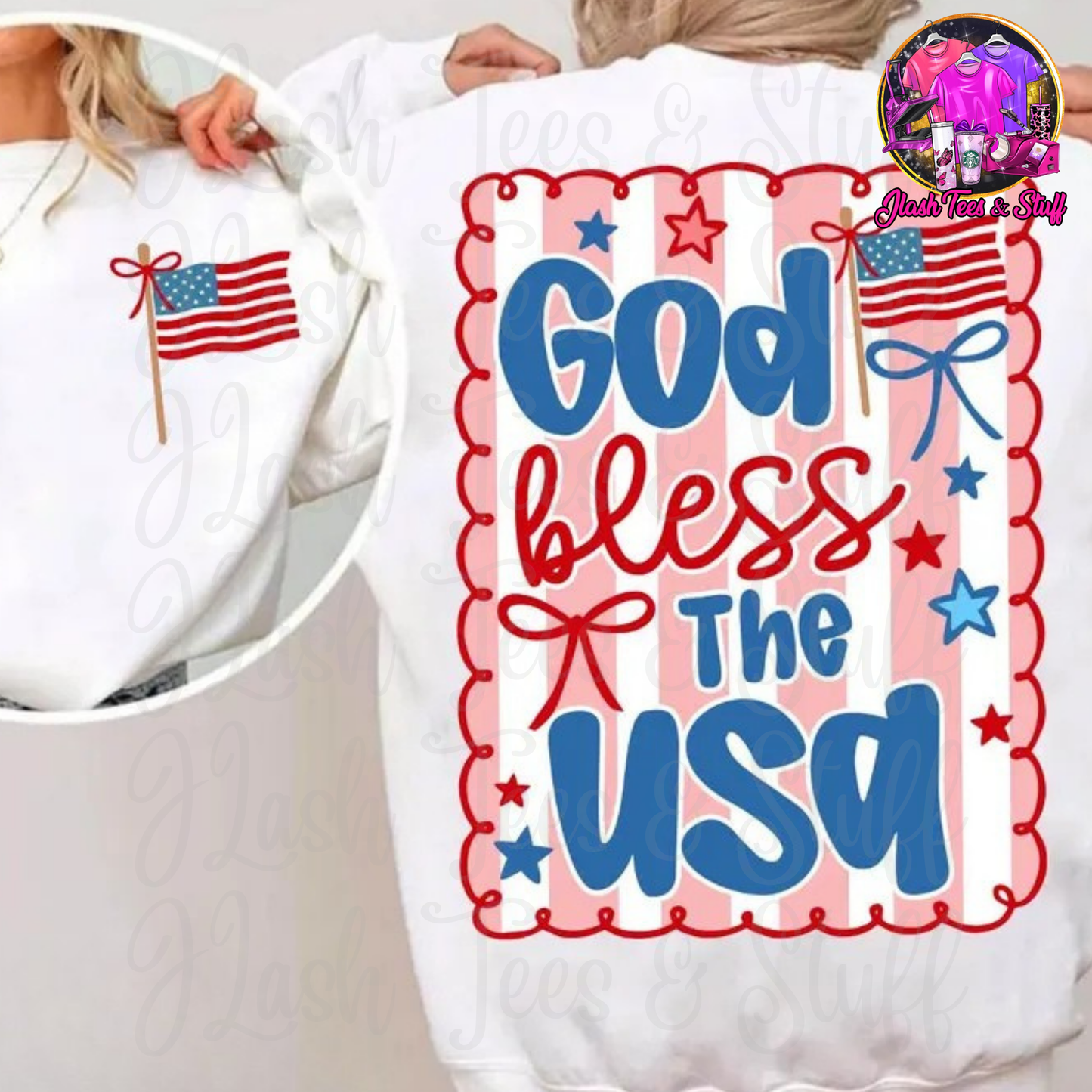 God Bless The USA | Front and Back