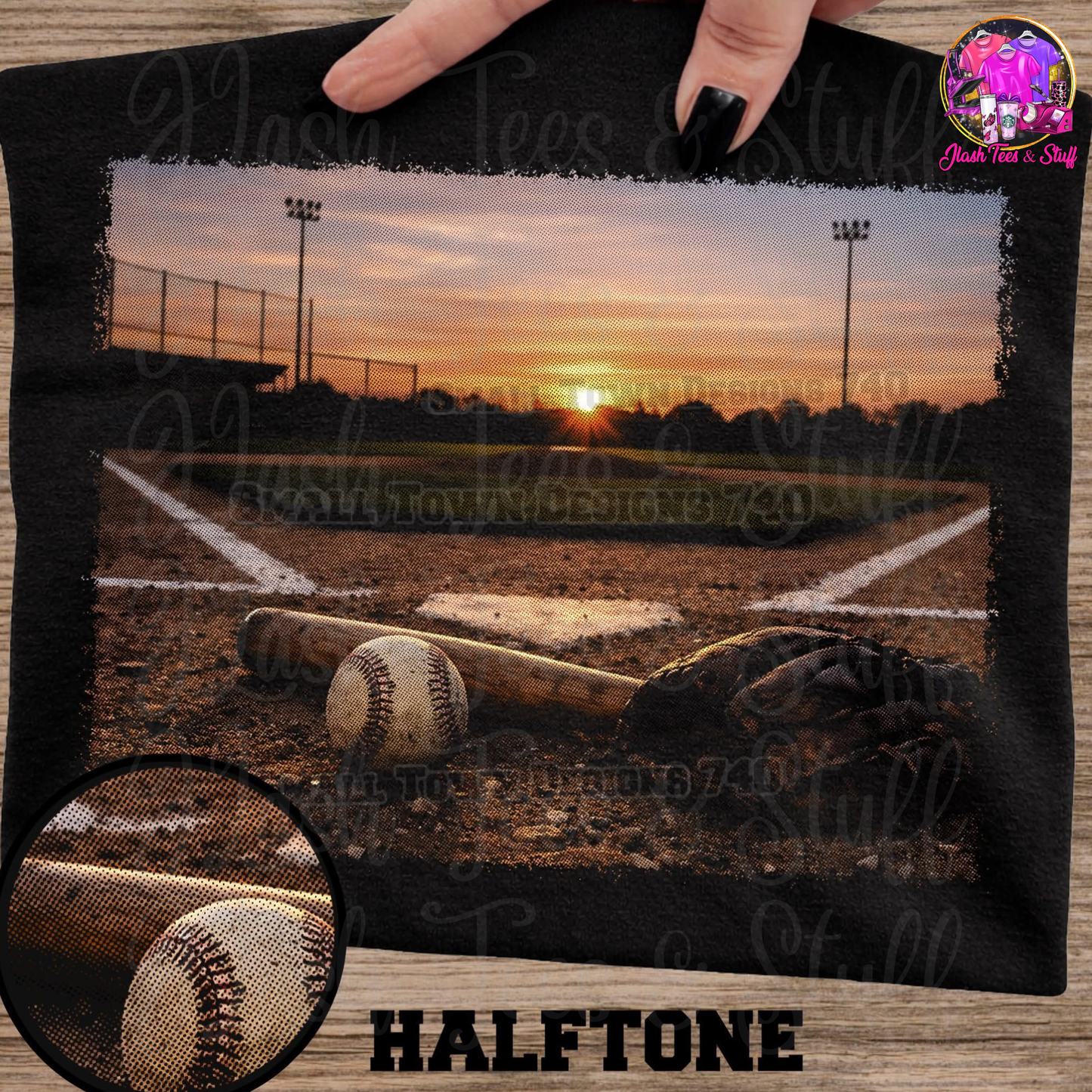 Baseball | Half Tone