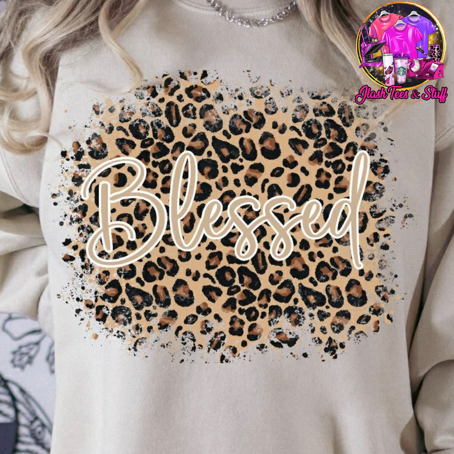 Blessed - Leopard Print