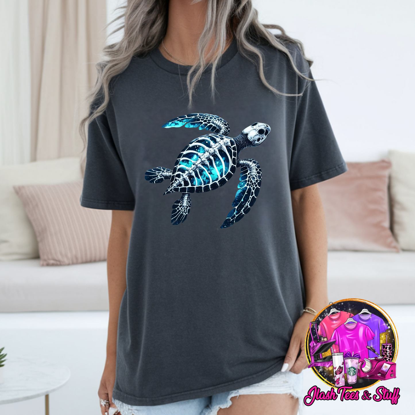 Blue Sea Turtle