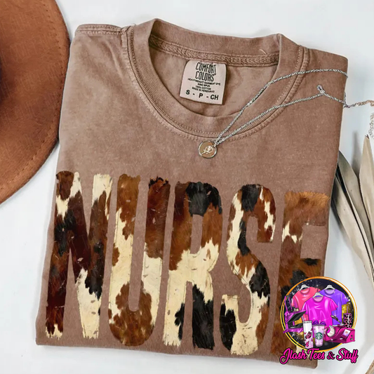 Nurse - Cow Print