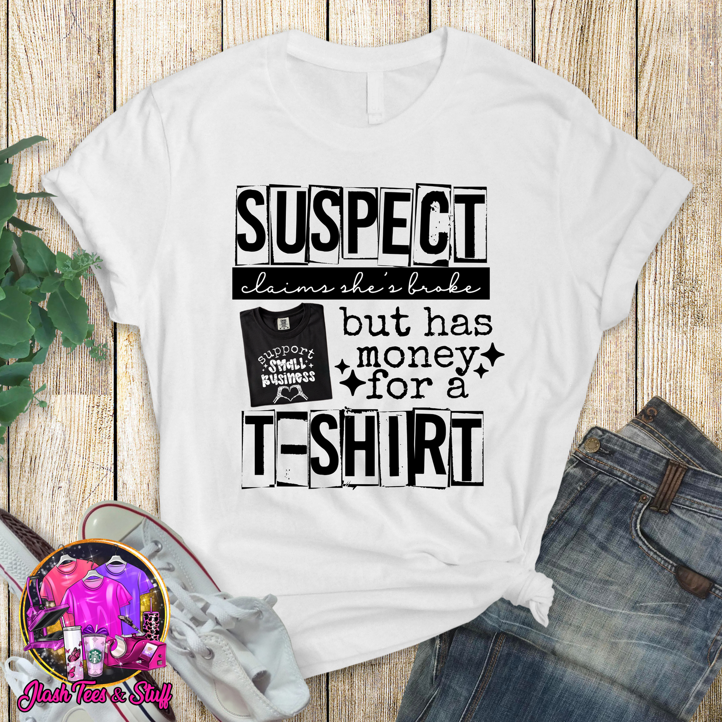 Suspect Says She's Broke