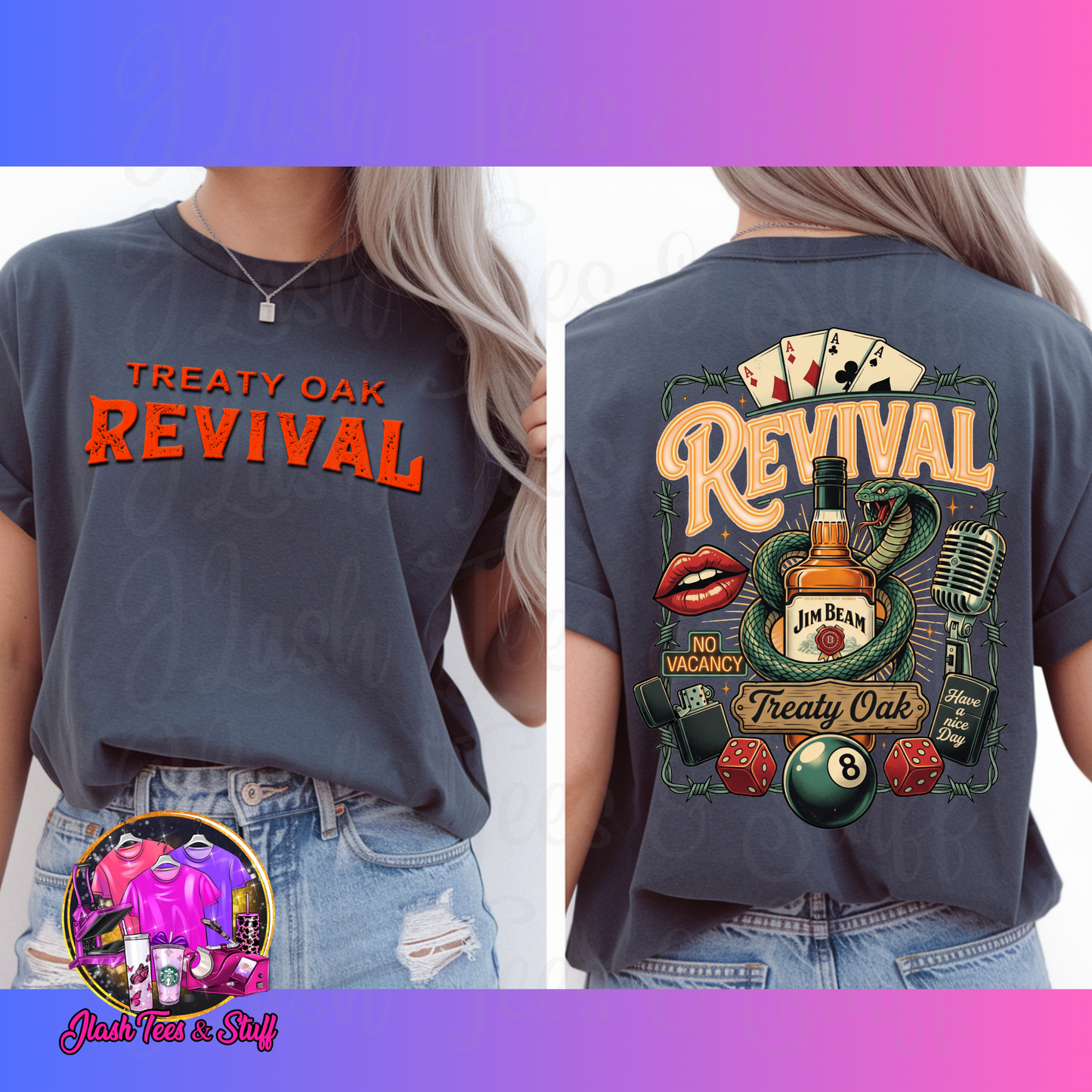 Treaty Oak Revival - Jim Beam | Front and Back