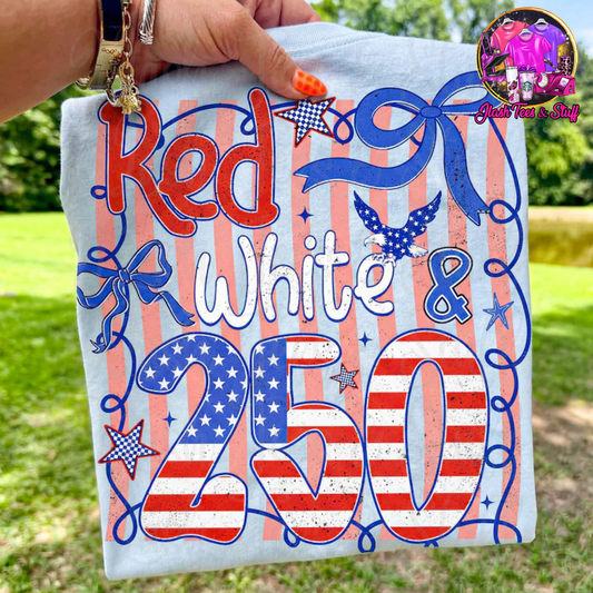 Red, White & 250
