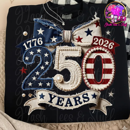 Faux Patch - 250 Years