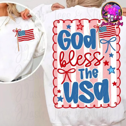 God Bless The USA | Front and Back