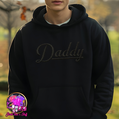 Daddy | Embroidered Look | Black