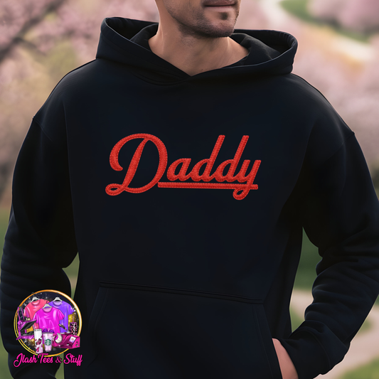 Daddy | Embroidered Look | Red