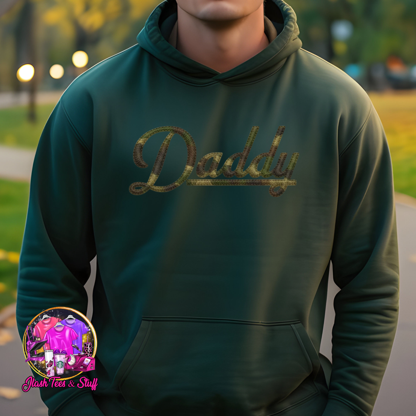 Daddy | Embroidered Look | Camo