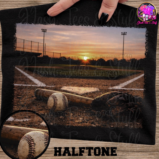 Baseball | Half Tone