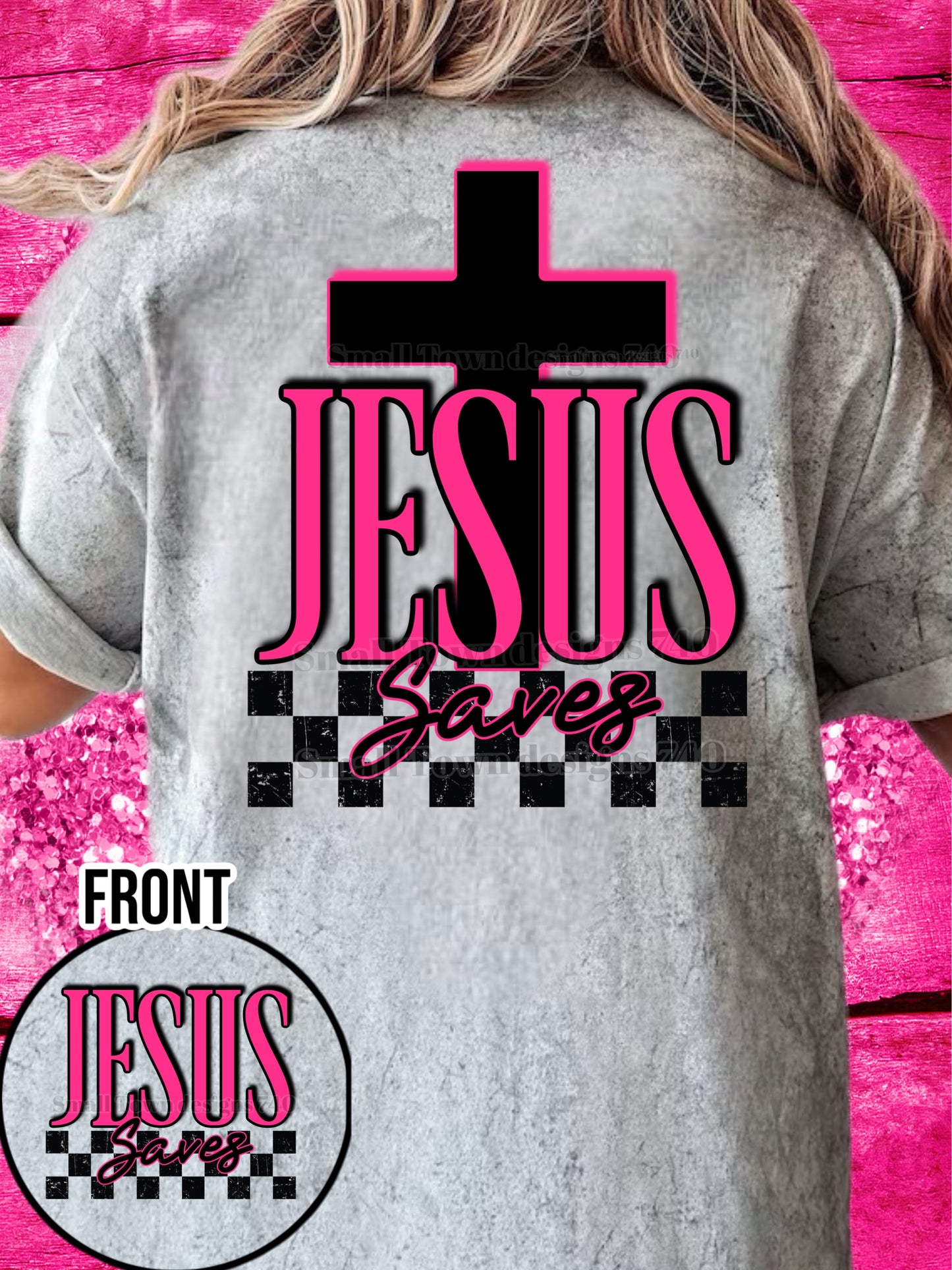 Jesus Saves | Front and Back