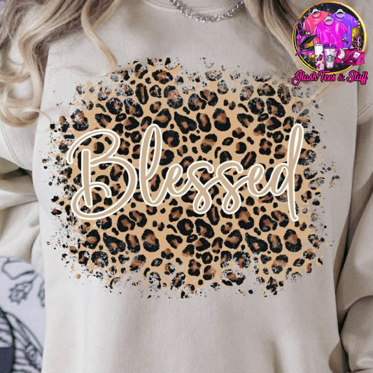 Blessed - Leopard Print