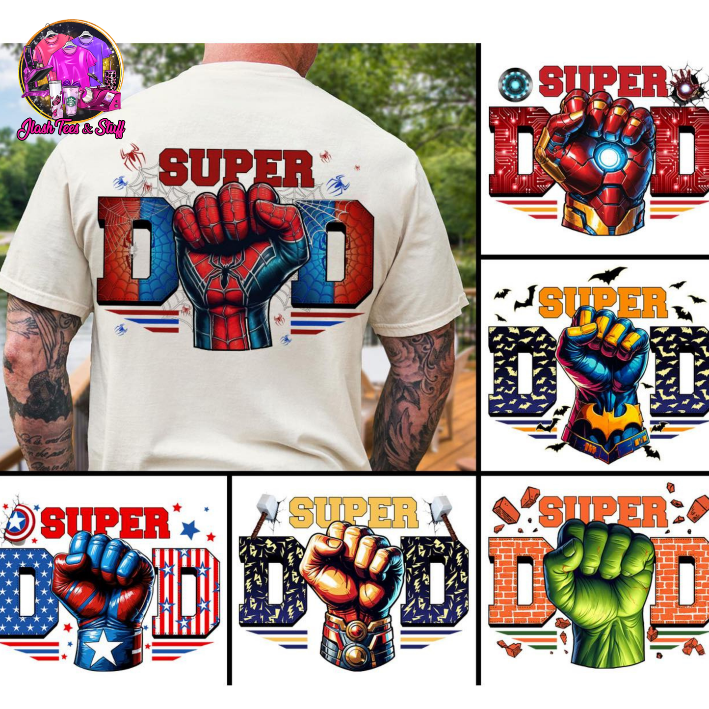 Super Dad - Various Characters