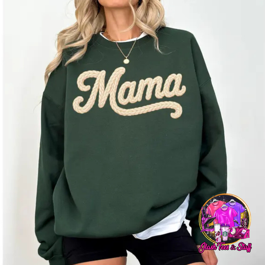 Mama | Faux Crochet