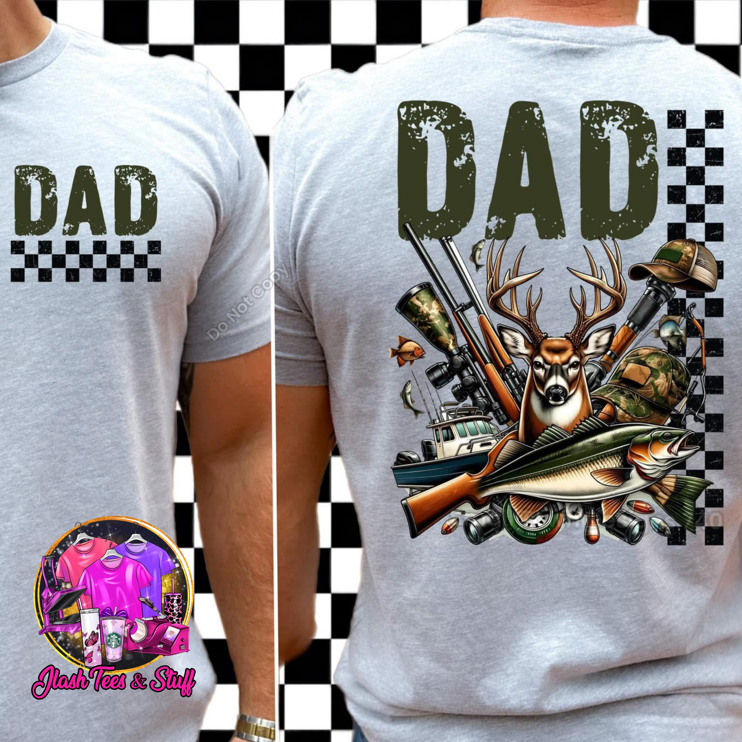 Dad - Hunting | Front and Back