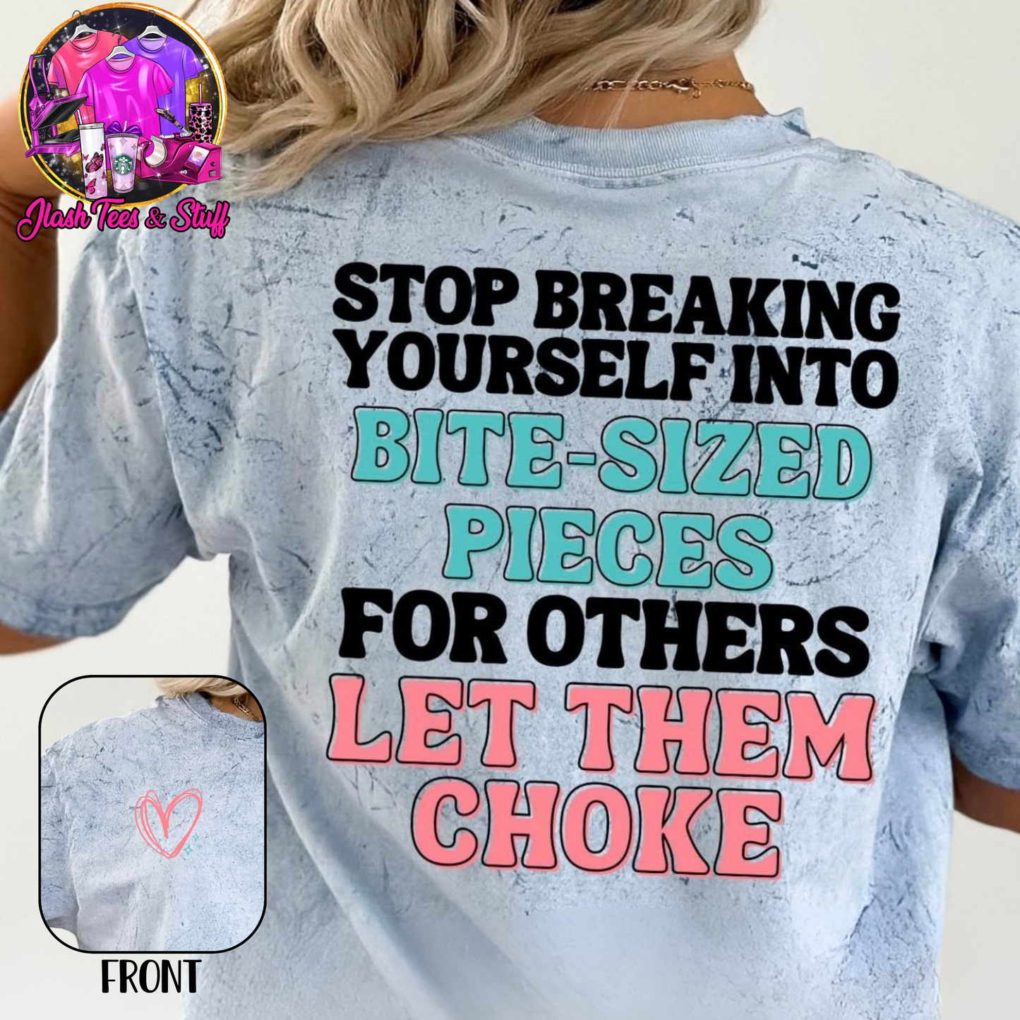 Bite Sized Pieces | Front and Back
