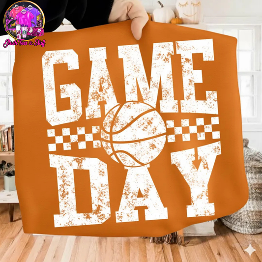 Retro Basketball Game Day
