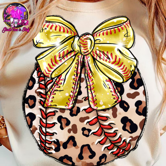 Leopard Print Softball