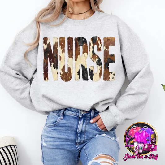 Nurse - Cow Print