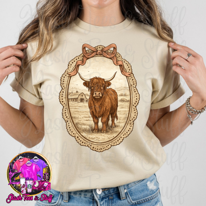 Vintage Highland Cow