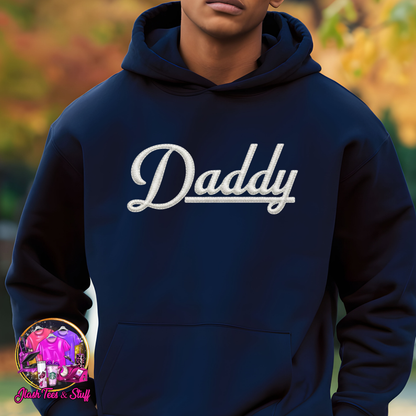 Daddy | Embroidered Look | White