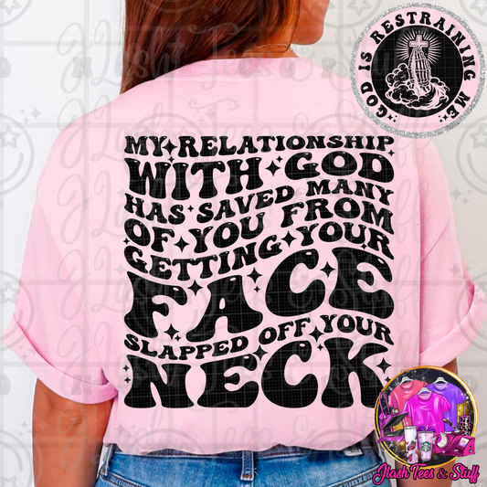 My Relationship with God | Front and Back