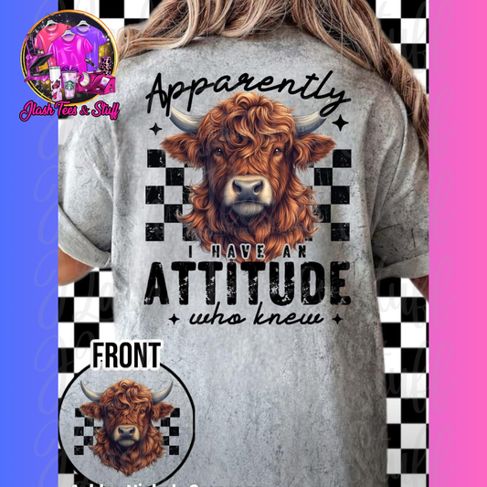 Apparently I have an Attitude | Front and Back