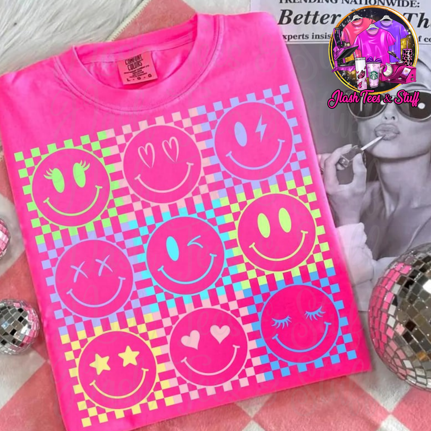 Neon Smiley