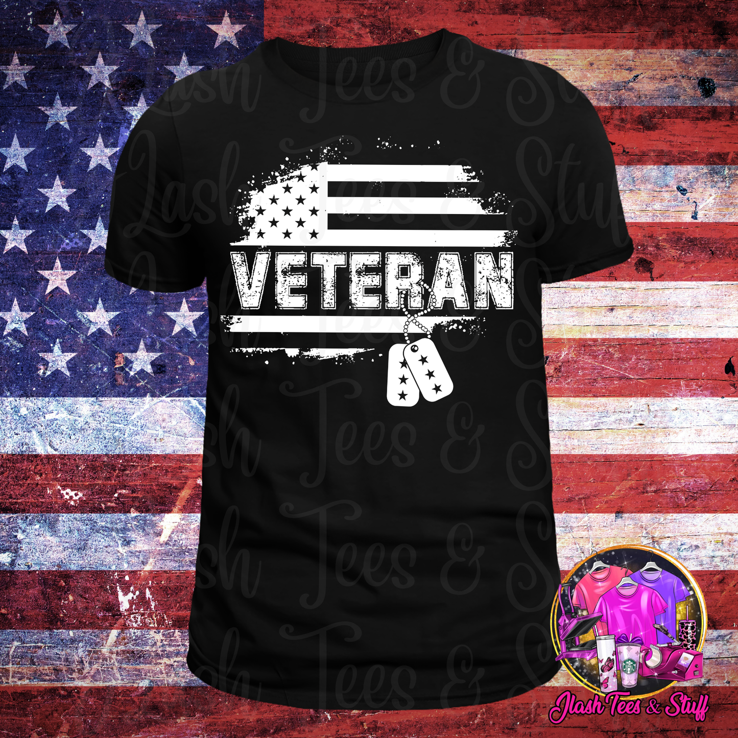 Veteran - With Flag