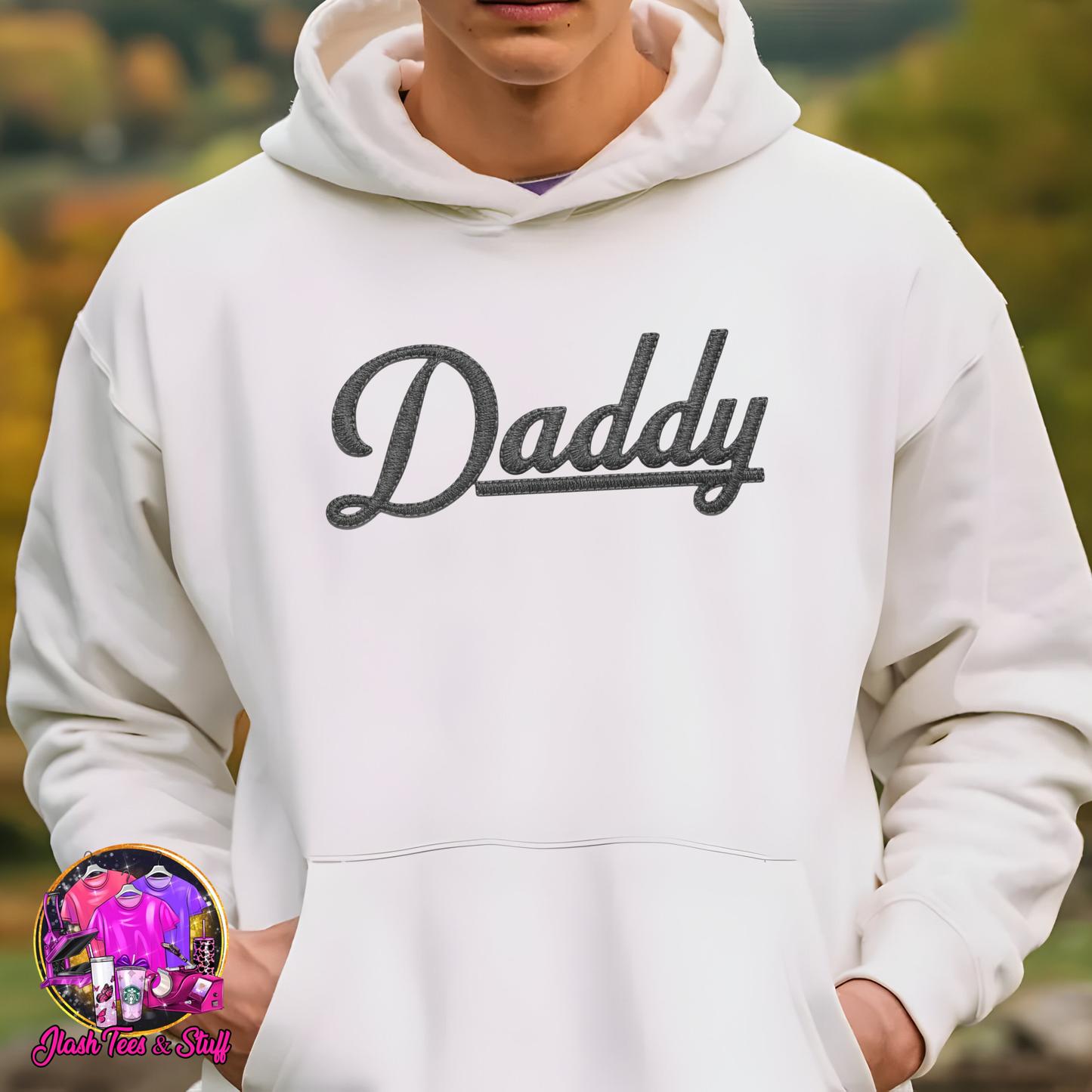 Daddy | Embroidered Look | Gray