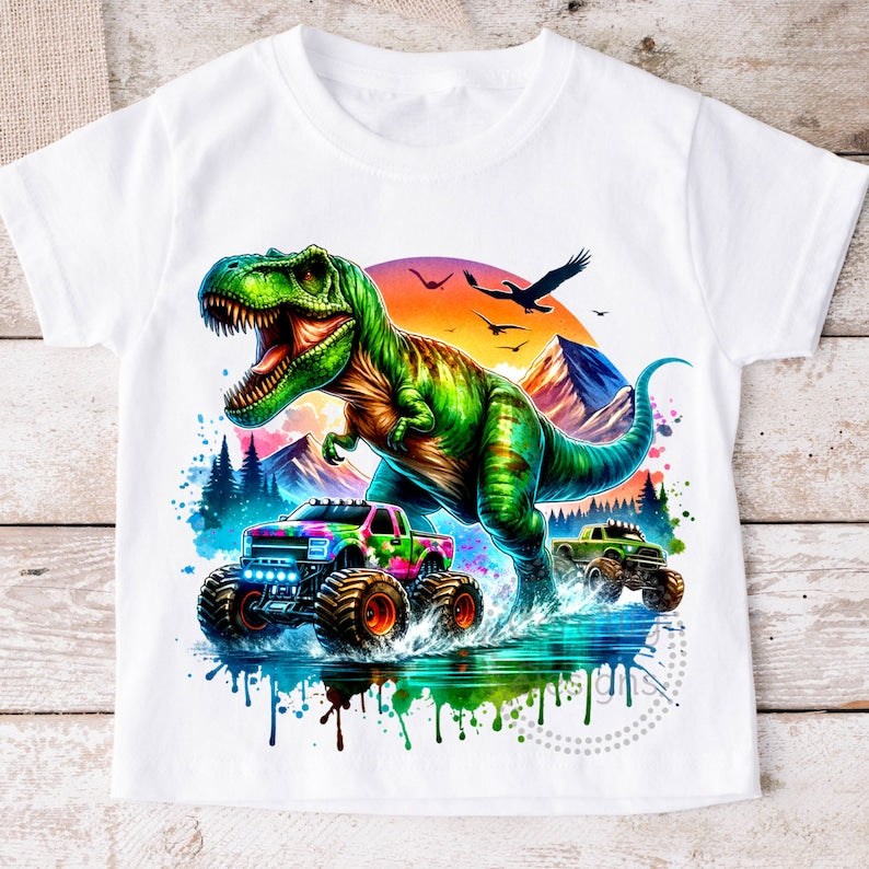 Dinosaur and Monster Trucks